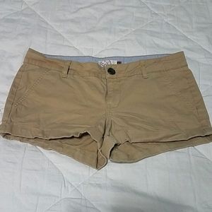 Women's khaki shorts